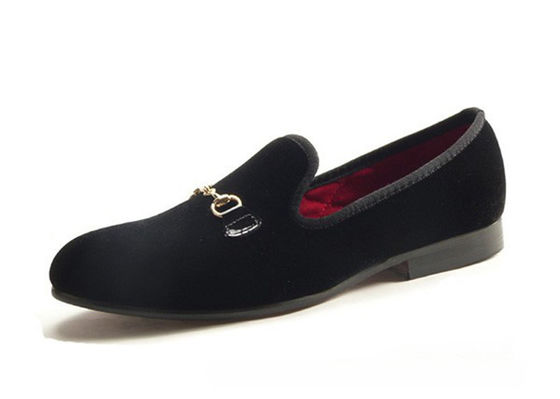 Fatto a mano per uomo, scarpe di velluto rosso, scarpe confortevoli.