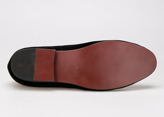 Logos Loafers di velluto ricamati stile reale pantofole di velluto di lusso per uomini