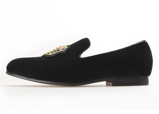 Slip in stile Skull, Loafers di velluto, Loafers di pelle da uomo di lusso, Scarpe