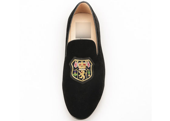 Slip in stile Skull, Loafers di velluto, Loafers di pelle da uomo di lusso, Scarpe