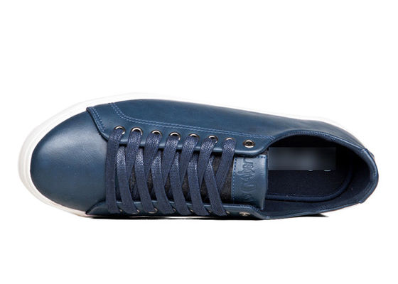 Classici calzature casual da uomo, calzature piatte in pelle traspirante.