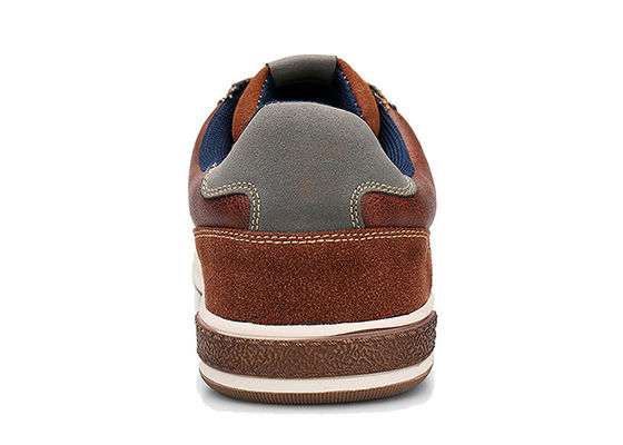 Uomo cuoio cucire lacci up scarpe da ginnastica casual uomo scivolare sulle scarpe di Oxford per l' estate