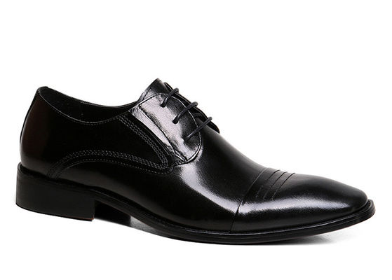 Polpa rotonda maschile scarpe da abito nero, calzature da stilista per uomini