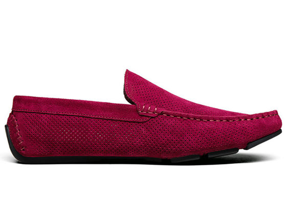 Summer Hollow Outs Uomo Suede Casual Loafers, Gommino Leather Loafers