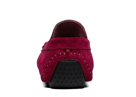 Summer Hollow Outs Uomo Suede Casual Loafers, Gommino Leather Loafers
