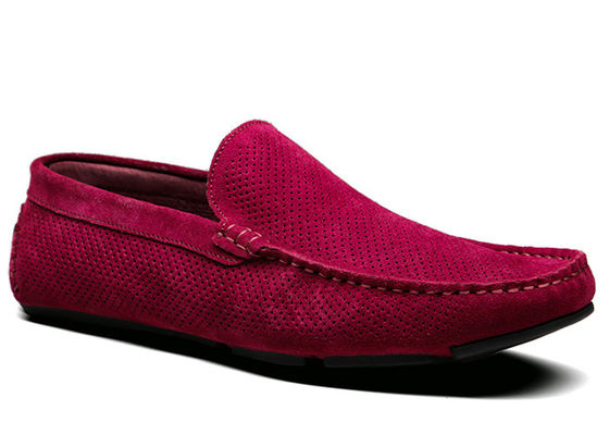 Summer Hollow Outs Uomo Suede Casual Loafers, Gommino Leather Loafers