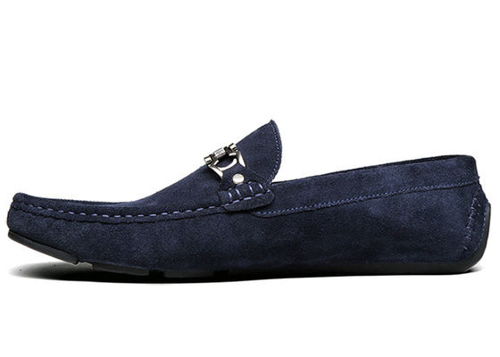 Primavera / Autunno Calzature da cuoio da uomo Classic Blue Suede Monk Calzature per signori