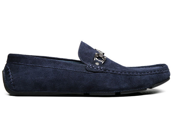 Primavera / Autunno Calzature da cuoio da uomo Classic Blue Suede Monk Calzature per signori