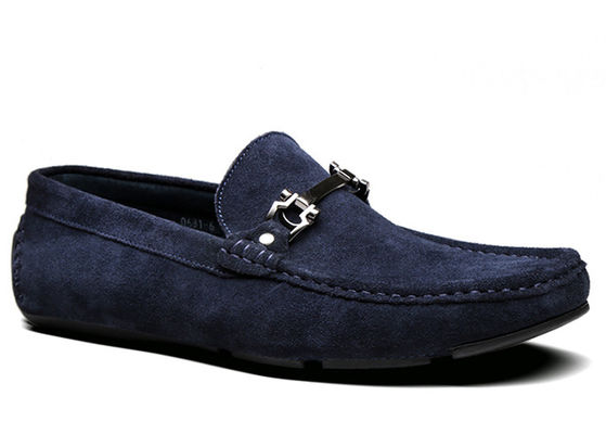 Primavera / Autunno Calzature da cuoio da uomo Classic Blue Suede Monk Calzature per signori