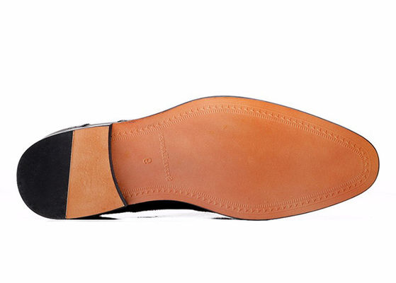 Giubbotti in pelle nera Goodyear Uomo, calzature da uomo intagliate artigianali, scarpe da lavoro.