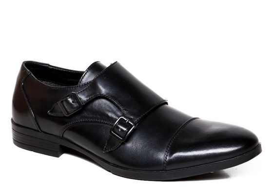 Scarpe da uomo a doppia cintura Scarpe da uomo in cuoio italiano Scarpe da monaco a cinghia