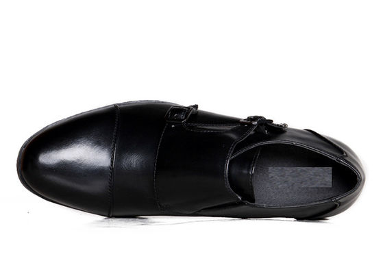 Scarpe da uomo a doppia cintura Scarpe da uomo in cuoio italiano Scarpe da monaco a cinghia