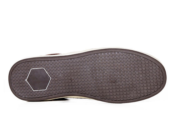 Scarpe da ginnastica da uomo classiche marroni, scarpe da uomo in pelle originale.