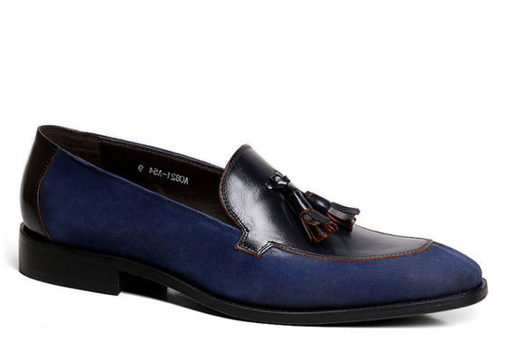 Uomo adulto suede penny loafers scivolo piatto uomo scarpe di pelle moccasino