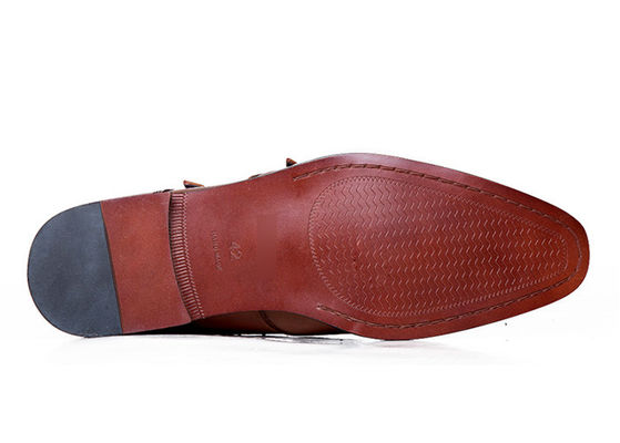 Calzature da uomo Goodyear, con cinghia a doppio monaco, calzature da uomo