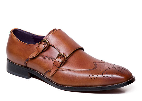 Calzature da uomo Goodyear, con cinghia a doppio monaco, calzature da uomo