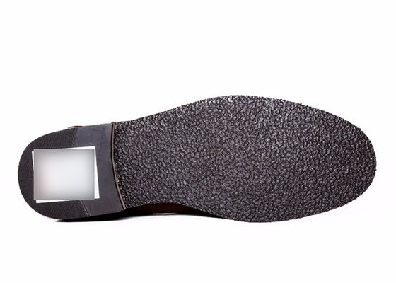 Martin Stivali da caviglia uomo Round Toe Custom Stivali di pelle vera marrone