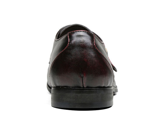 Calzature da uomo su misura Scarpe da uomo con cinghia da monaco marrone