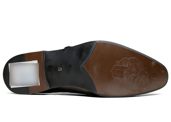 Calzature da uomo su misura Scarpe da uomo con cinghia da monaco marrone