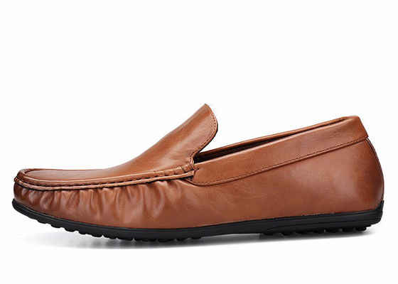 Slip On Mens Scarpe Moccasino morbide Scarpe da guida in pelle vera