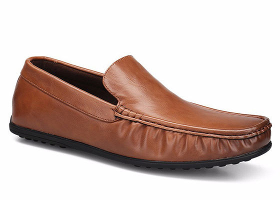 Slip On Mens Scarpe Moccasino morbide Scarpe da guida in pelle vera