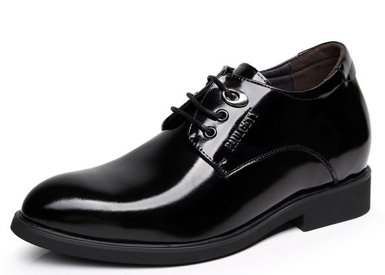 Calzature da ascensore maschile con pizzico di Oxford nero