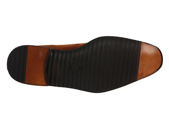 Scarpe da uomo di pelle marrone, scarpe da uomo Goodyear.