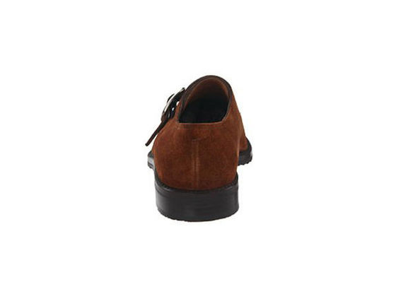 Calzature di Oxford a lacci, di pelle vera e propria, con lacci di monaco, scarpe di Brogue.