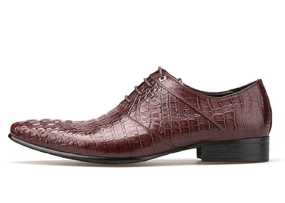 Scarpe da sposa da uomo in pelle bruciata Scarpe da sposa da uomo a tacco basso Scarpe da Oxford marroni