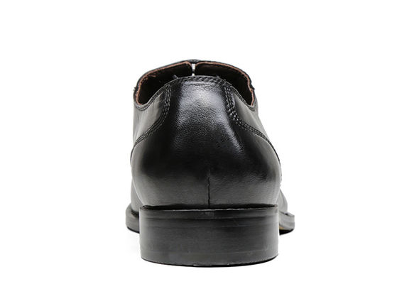 Flat Mens Scarpe Nere Oxford Confortevole suola Infissi Scarpe da lavoro