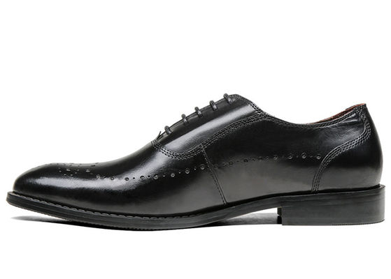 Flat Mens Scarpe Nere Oxford Confortevole suola Infissi Scarpe da lavoro
