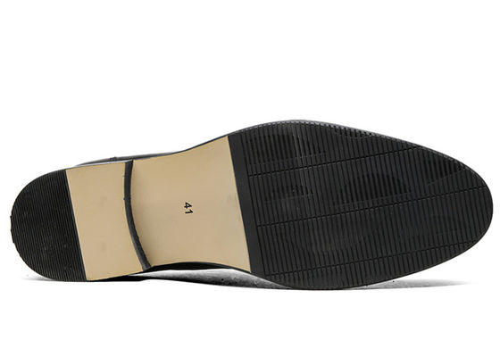 Flat Mens Scarpe Nere Oxford Confortevole suola Infissi Scarpe da lavoro