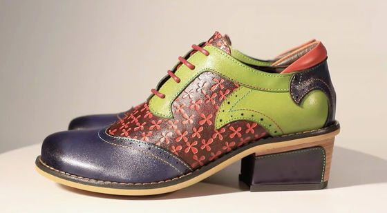 Calzature Oxford fatte a mano Scarpe da donna Lace Up Dress Calzature 36-42