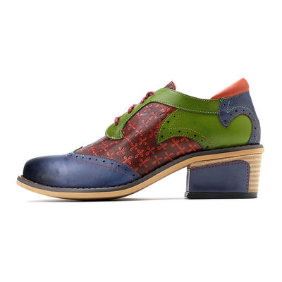 Calzature Oxford fatte a mano Scarpe da donna Lace Up Dress Calzature 36-42