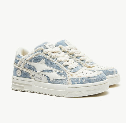 Scarpe da ginnastica da donna in cuoio in stile americano
