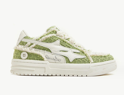 Scarpe da ginnastica da donna in cuoio in stile americano