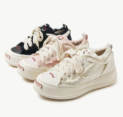 Scarpe da ginnastica bianche / nere da allenamento per donne Scarpe da ginnastica da canvas da allenamento per donne Scarpe da ginnastica da allenamento per donne