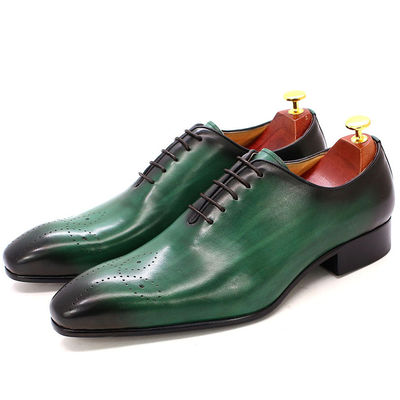 Retro Vintage Uomo Scarpe in cuoio, Uomo Scarpe in cuoio con lacci Brogue