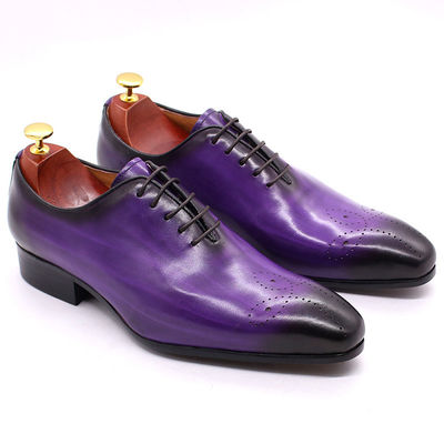 Retro Vintage Uomo Scarpe in cuoio, Uomo Scarpe in cuoio con lacci Brogue