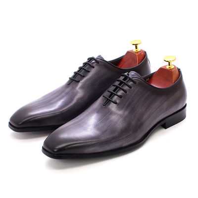 Scarpe da uomo in pelle originale Italia Stile Scarpe da lavoro nere / marroni