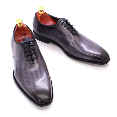 Scarpe da uomo in pelle originale Italia Stile Scarpe da lavoro nere / marroni