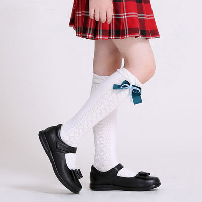 Scarpe da scuola in pelle unisex tacco piatto con lacci suola di gomma