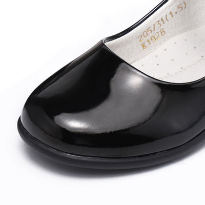 Scarpe da scuola in pelle unisex a tacco piatto Scarpe di pelle Mary Jane personalizzate