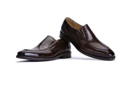 Slip On Brogue Uomo abito in pelle Scarpe Loafers Crocodile Modello Per Ufficio