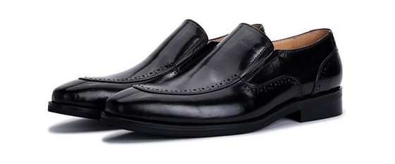 Slip On Brogue Uomo abito in pelle Scarpe Loafers Crocodile Modello Per Ufficio