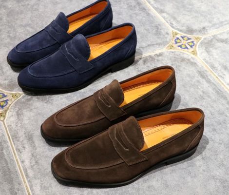 Calzature da uomo in pelle su misura Calzature Goodyear Calzature 100% realizzate a mano