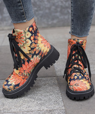 Stivali da donna in pelle di gomma Stivali da donna in pelle di gomma Stivali da donna in nero in stile militare Stivali da uomo per standard