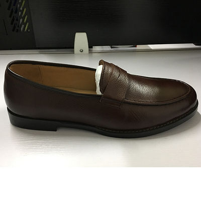Scarpe da uomo in pelle marrone, calzature da festa di moda, calzature da uomo.