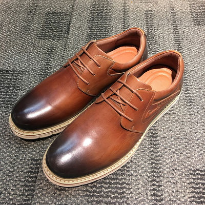 Stivali di pelle casual da uomo, scarpe casual da uomo nere.
