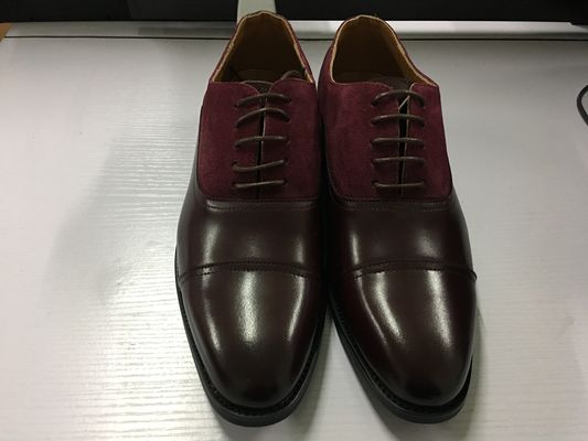 Moda Uomini Scarpe Derby Nere, Uomini Piede Rotonde Scarpe Nere di Pelle Patente